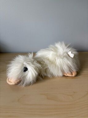 The Heritage Collection - GANZ White Fluffy Platypus Plush - Googles 1989
